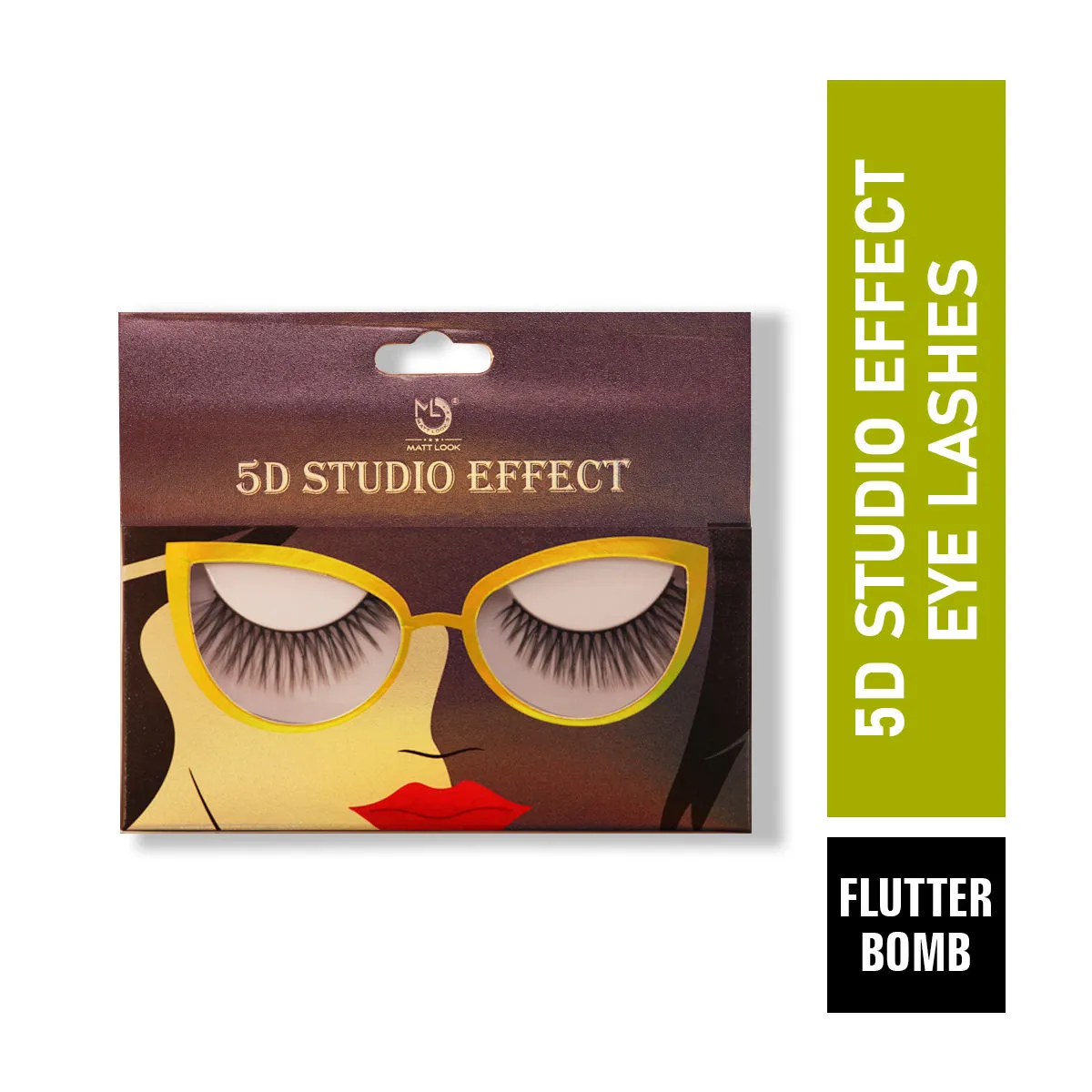 Matt look 5D Studio Effect Eyelashes Collection - Flutter Bomb