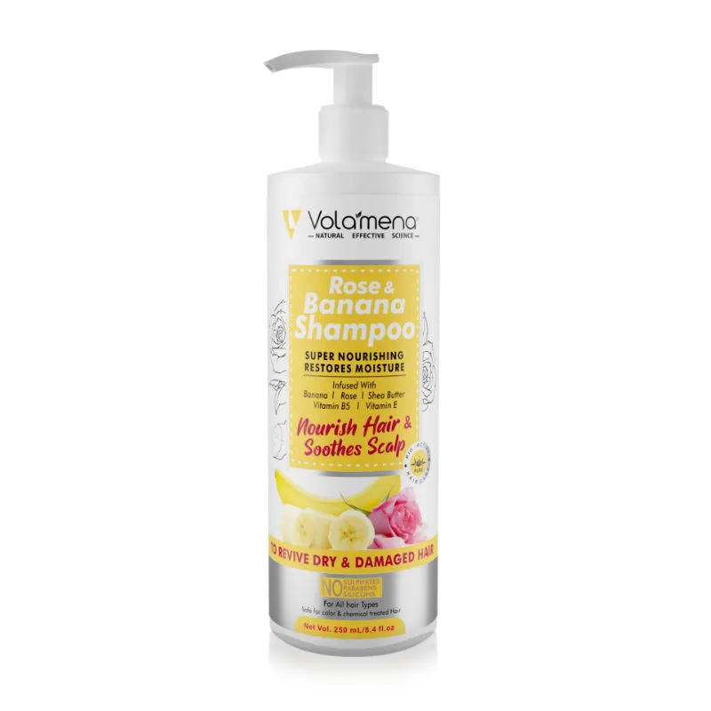 Volamena Rose & Banana Hair Shampoo