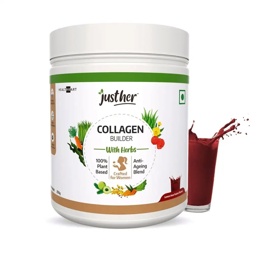 JustHer Collagen Builder with Herbs,  0.250 kg  Lemon Anar Fusion