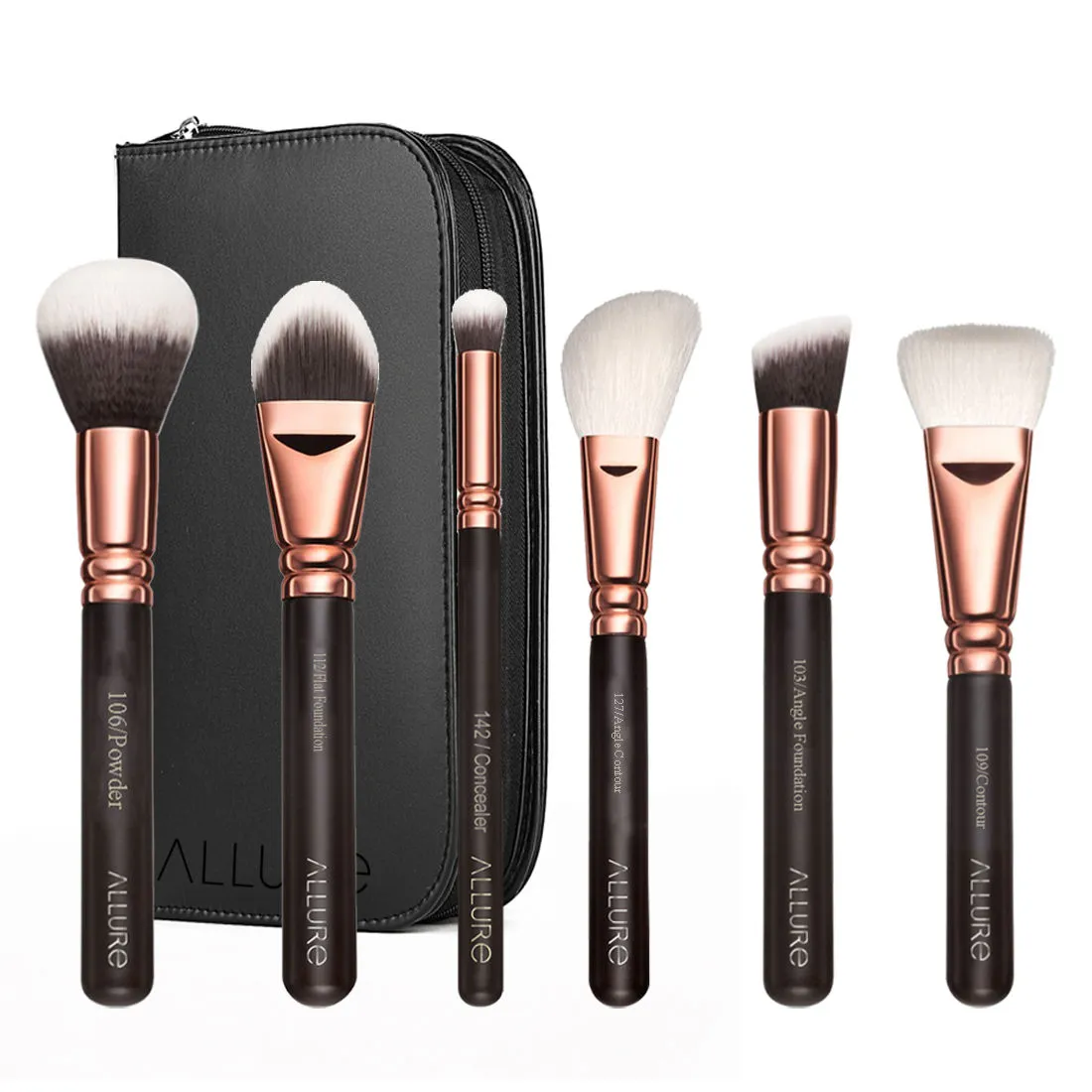 Allure Essential Set of 6 Professional Face Brushes - RGKF 06