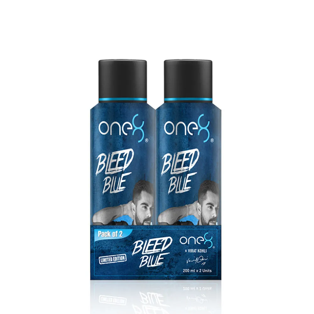 One8 by Virat Kohli Bleed Blue Deo (pack Of 2)