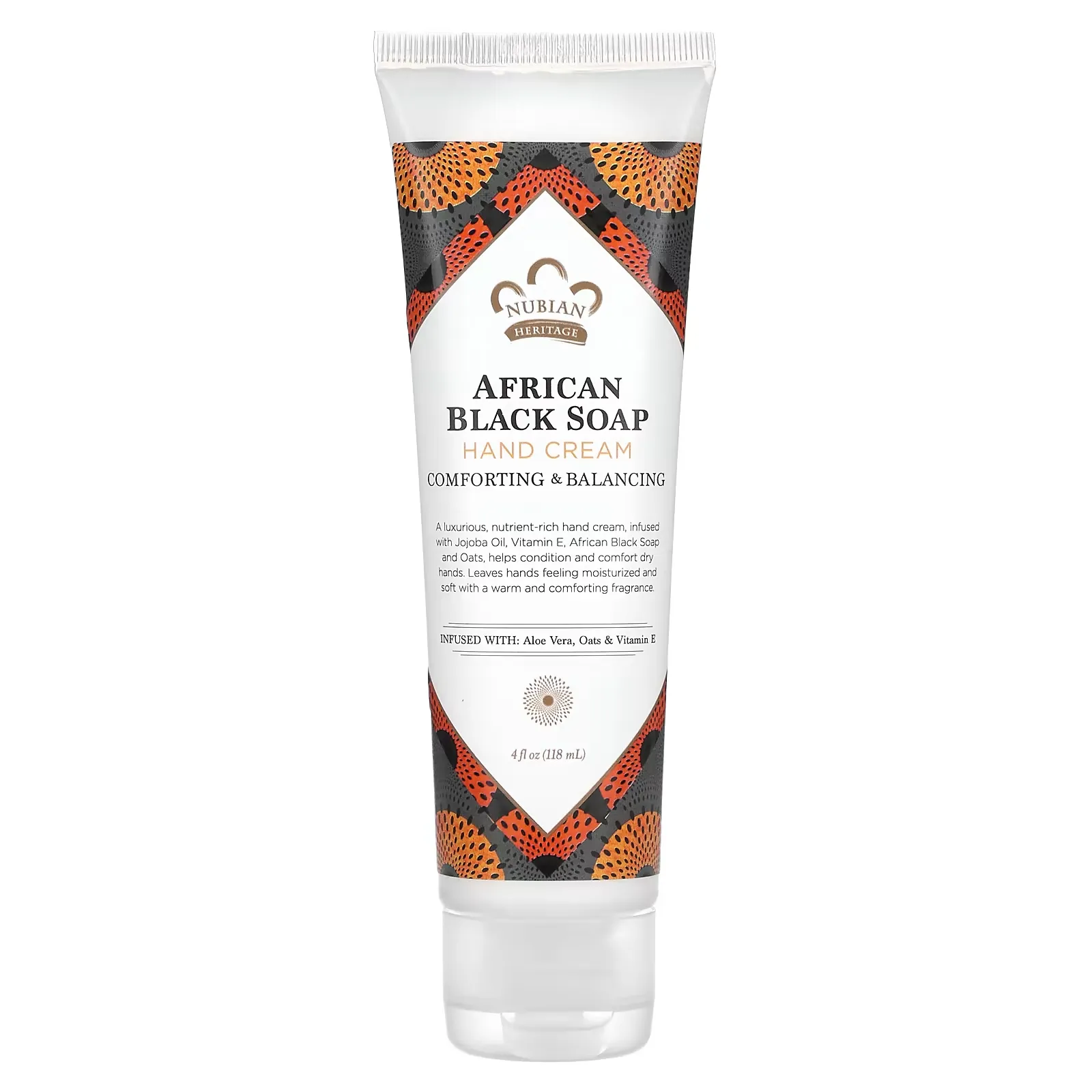 Hand Cream, African Black Soap, 4 fl oz (118 ml)