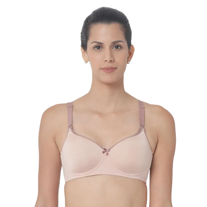 Triumph Mamabel 139 Wireless Padded Full Coverage Comfortable Maternity Bra - Nude (34E)