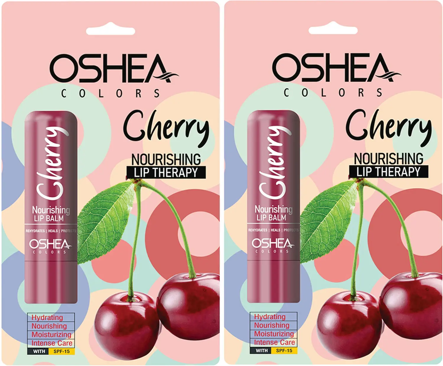 Oshea Herbals Cherry Lip Therapy 4.5Grams pack of 2