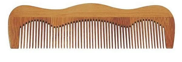 Babila Wooden Dressing Comb Half Coarse & Half Fine Toothed Medium (WC-V02)