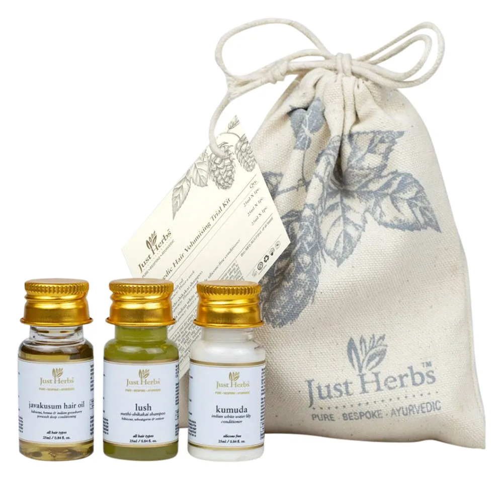 Just Herbs Ayurvedic Hair Volumizing Trial Kit