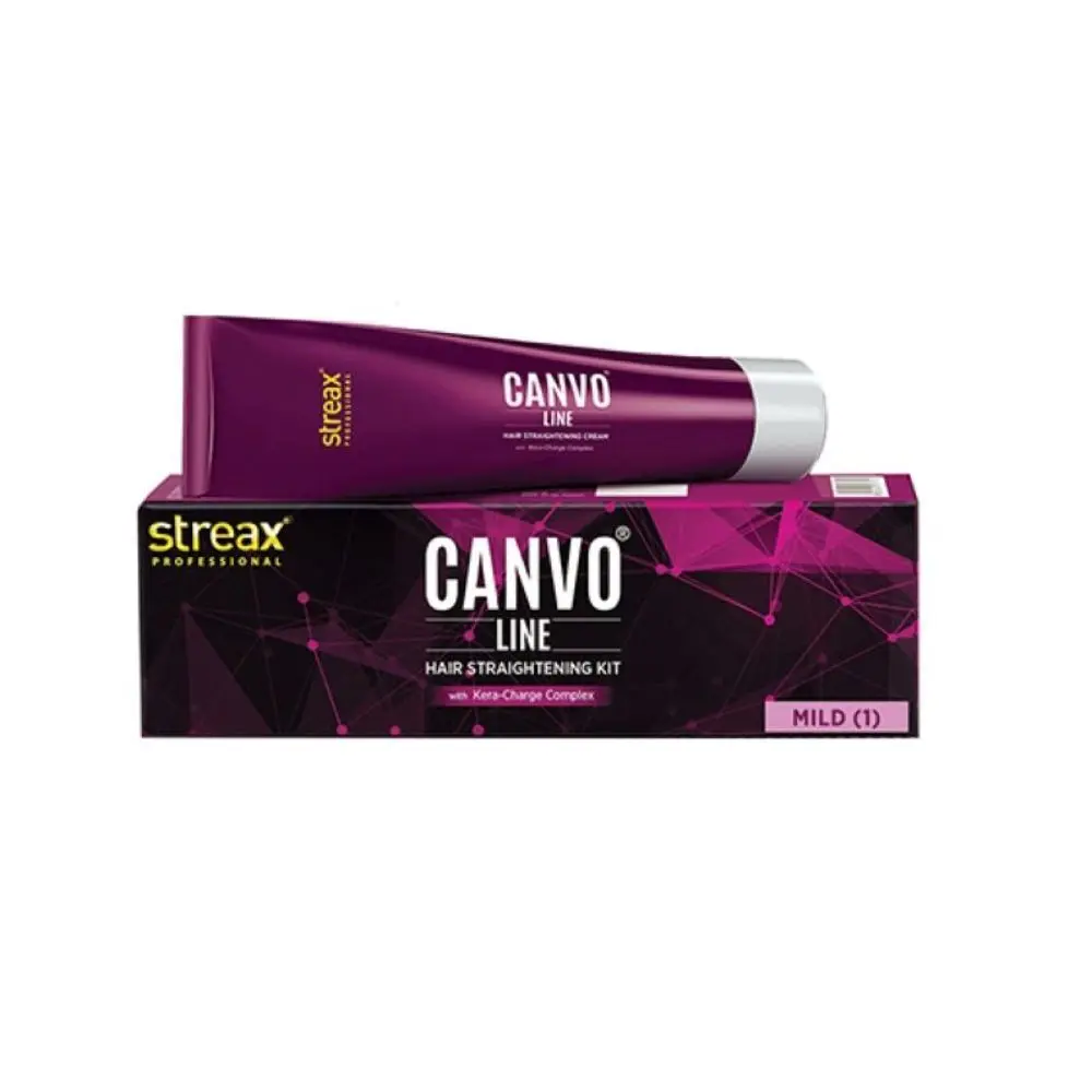 Streax Professional Canvoline Hair Straightening Mild(160 g)