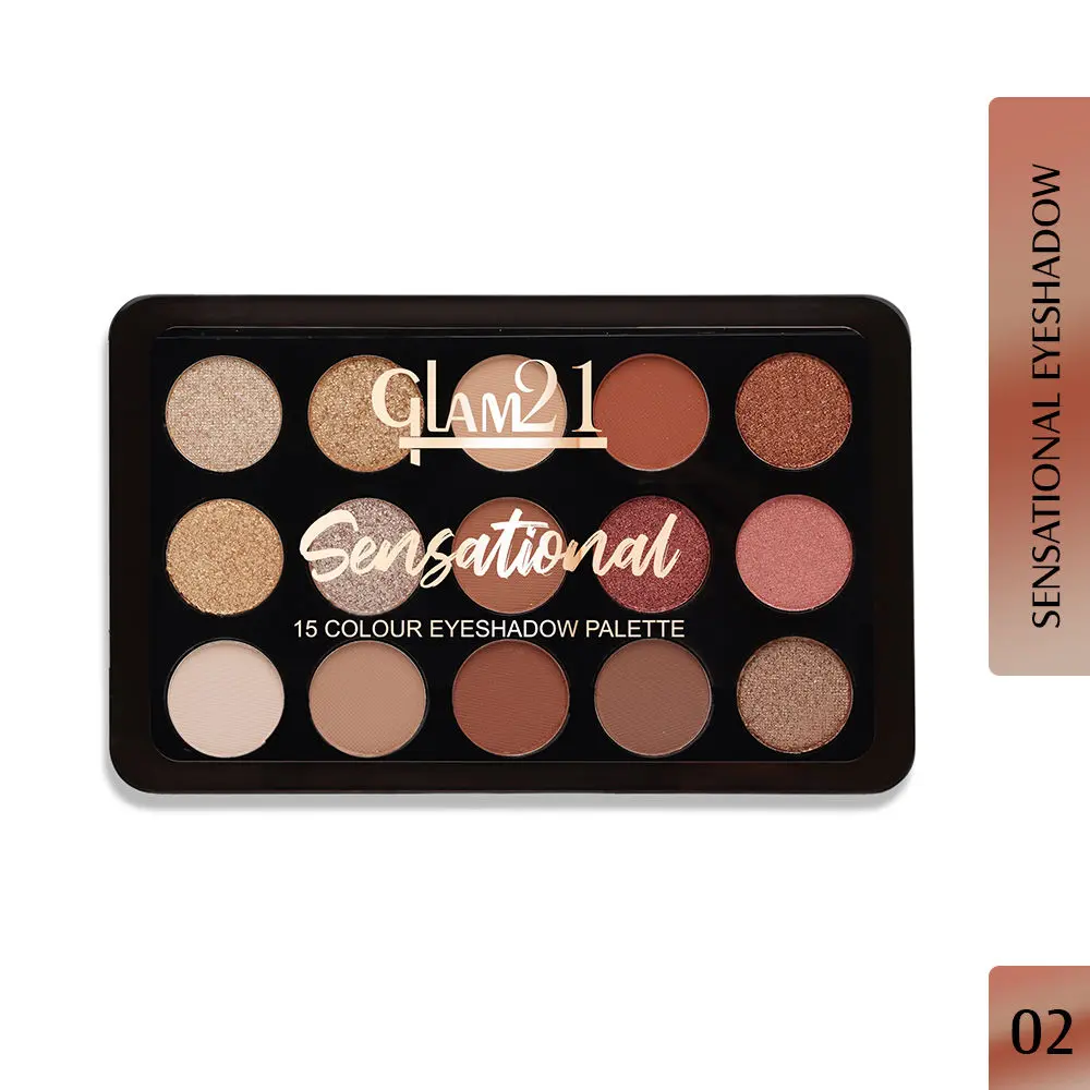 Glam21 Sensational Eyeshadow Palette 15 Colors | Shade-02