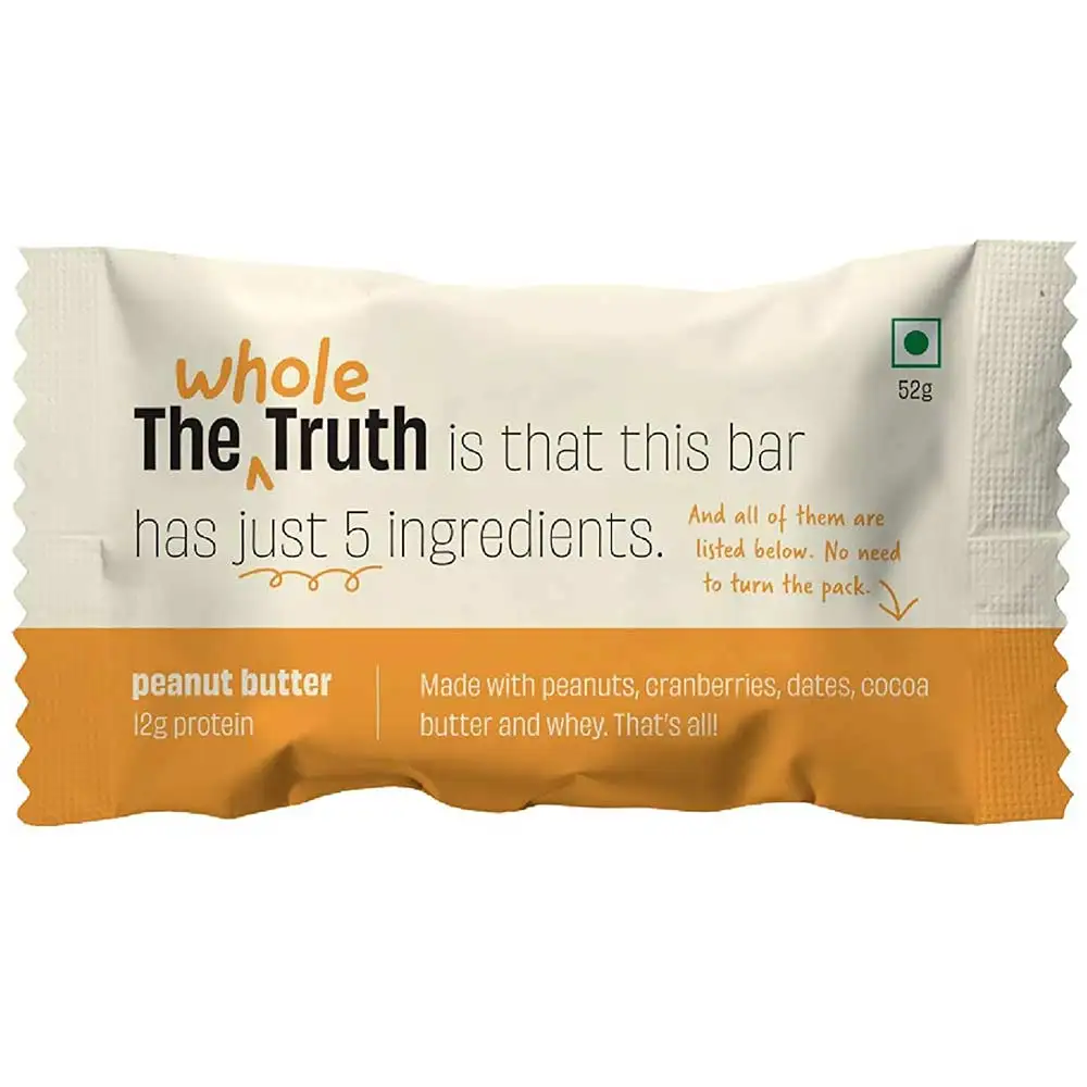 The Whole Truth Protein Bars,  6 bar(s)  Peanut Butter