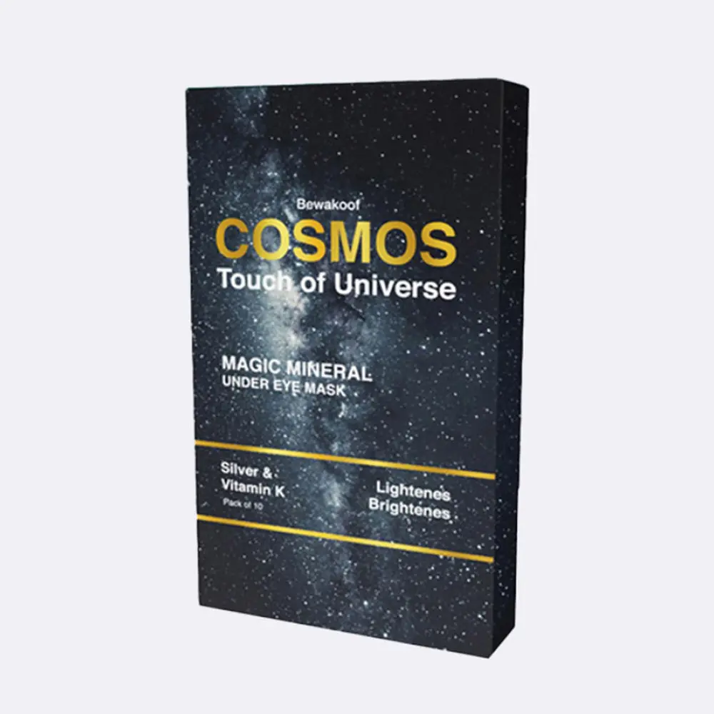 Cosmos by Bewakoof Magic Mineral Under Eye Mask Powered By Silver & Vitamin-K(Pack of 10) - Paraben & Sulphate Free