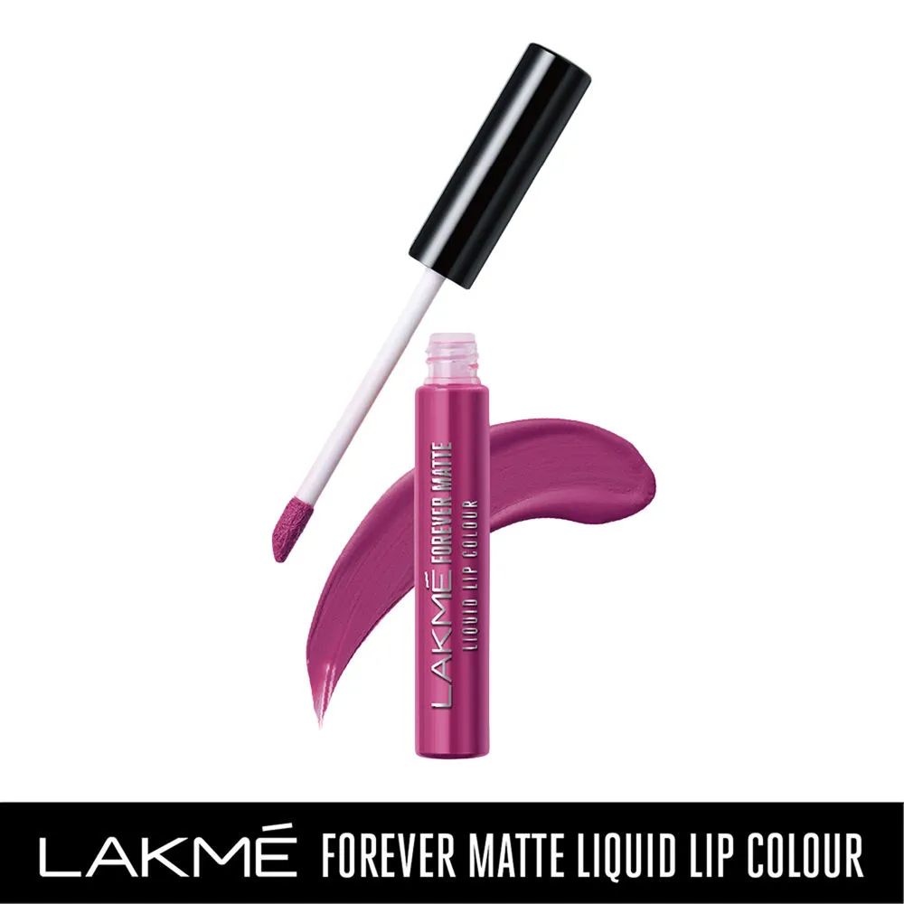 Lakme Forever Matte Liquid Lip Color - Pink Trip