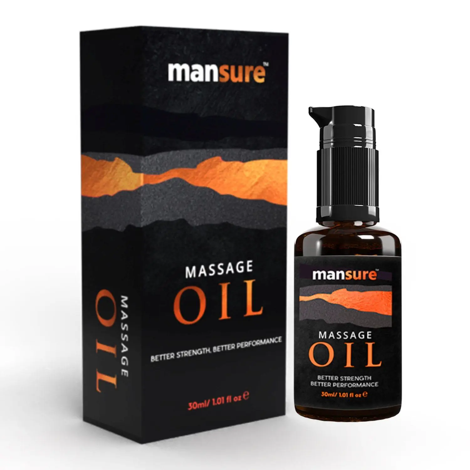 ManSure Massage Oil for Mens Health - 1 Pack (30ml)