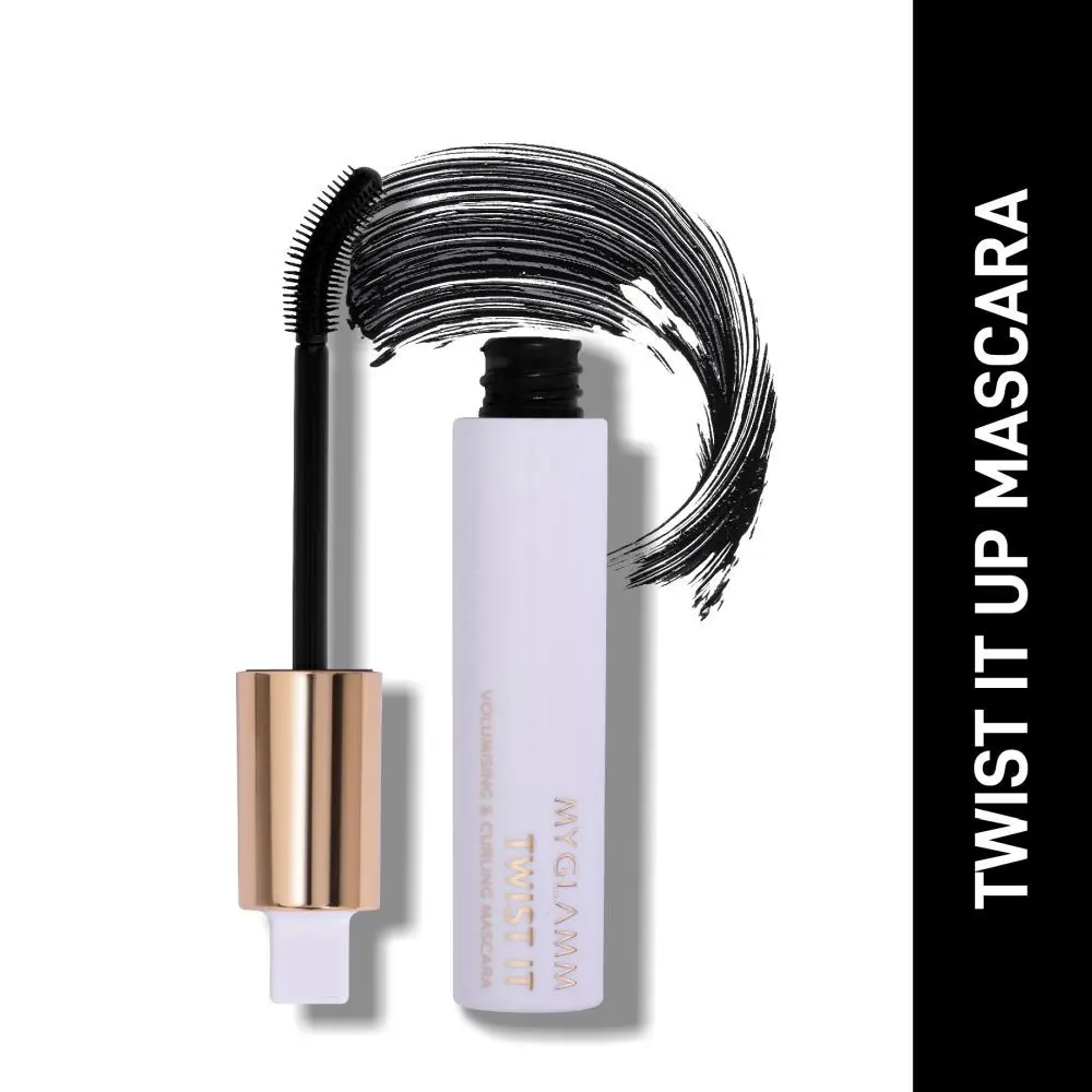 MyGlamm Twist It Up Mascara-Black-10ml