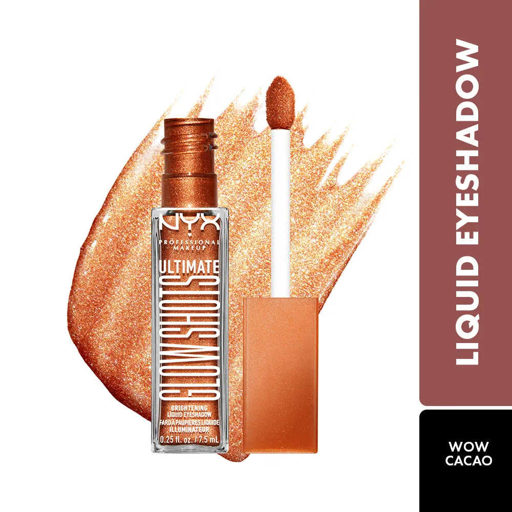 NYX Professional Makeup Ultimate Glow Shots Liquid Eyeshadow - Wow Cacao