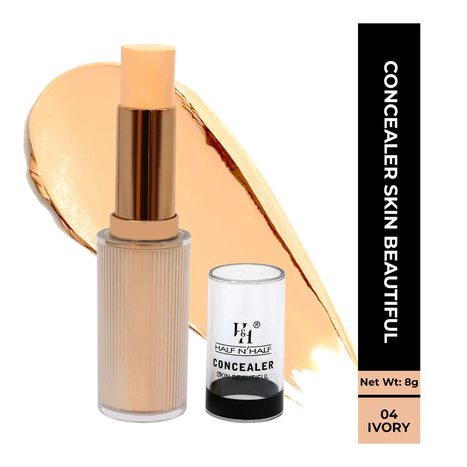 Half N Half Make Up Concealer Skin Beautiful - Ivory