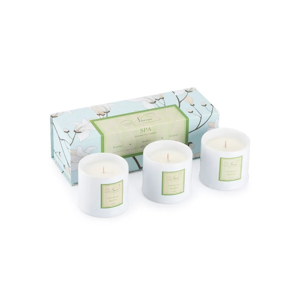 Niana Spa Collection - Set Of 3 Candles