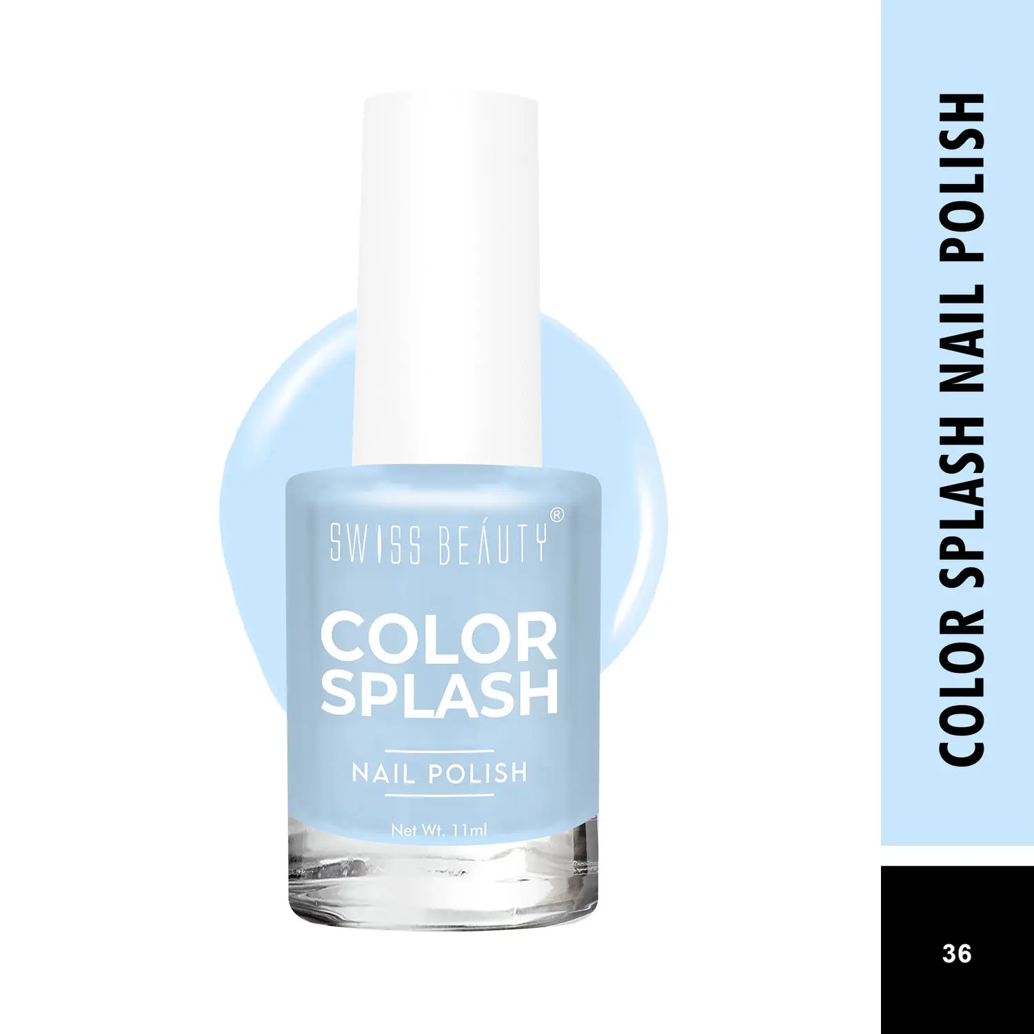 Swiss Beauty Color Splash Nail Polish Shade-36 (11 ml)