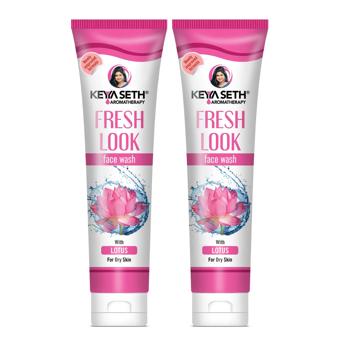 Keya Seth Aromatherapy Fresh Look Face Wash Lotus - Pack of 2