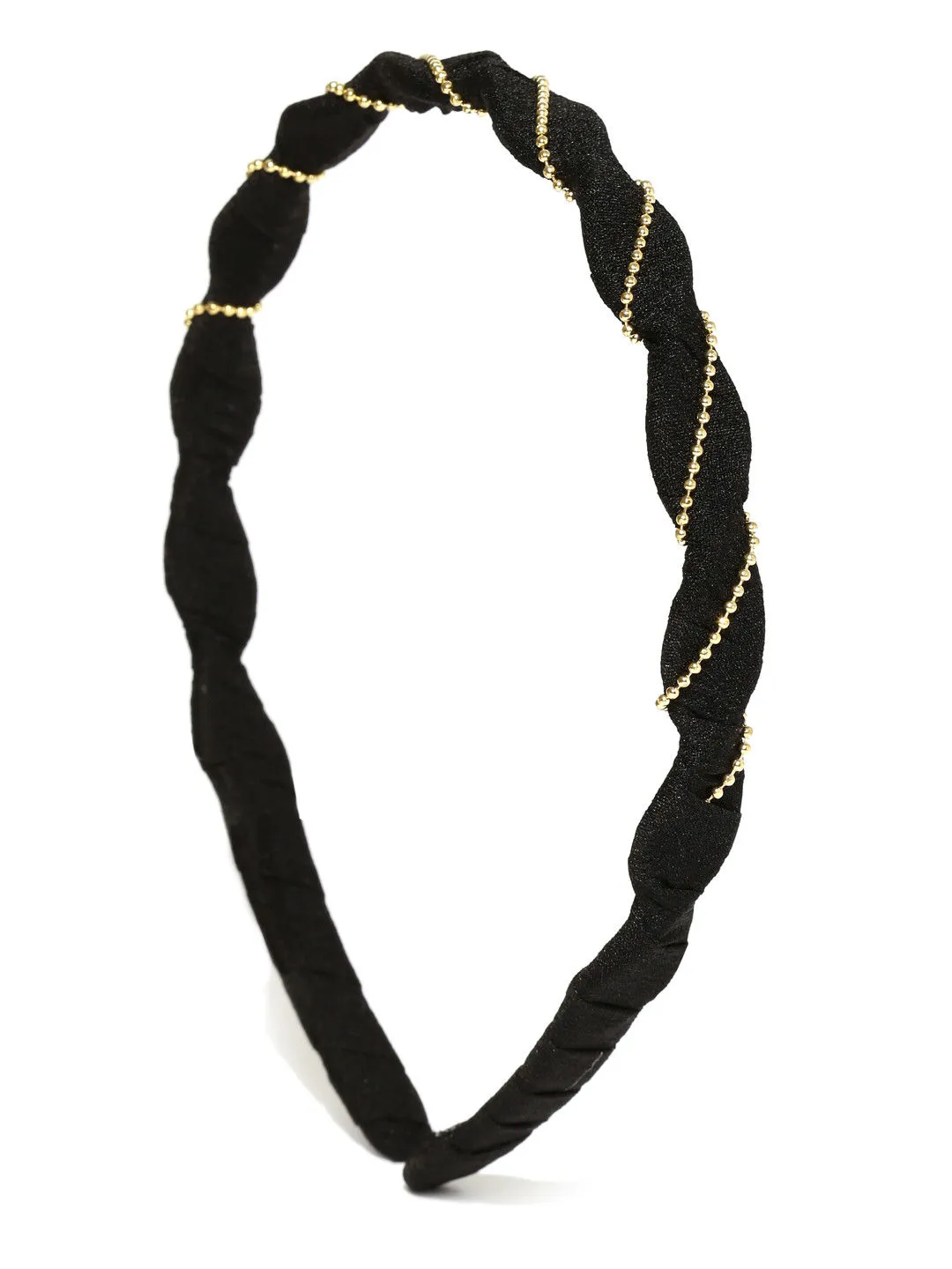 Toniq Black Knotted Hair Band