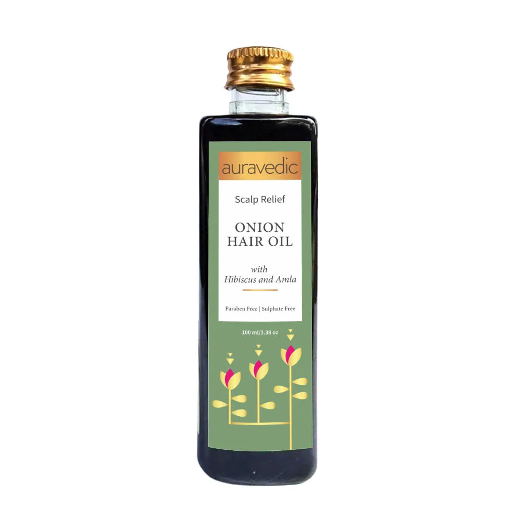 AuraVedic Scalp Relief Onion Hair Oil