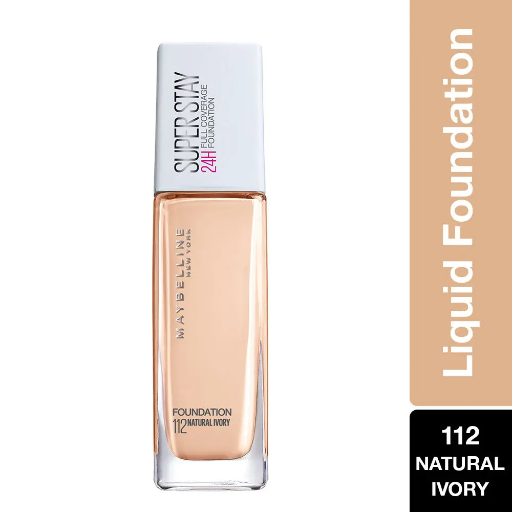 Maybelline New York Super Stay Full Coverage Foundation - Natural Ivory 112 (30 ml)