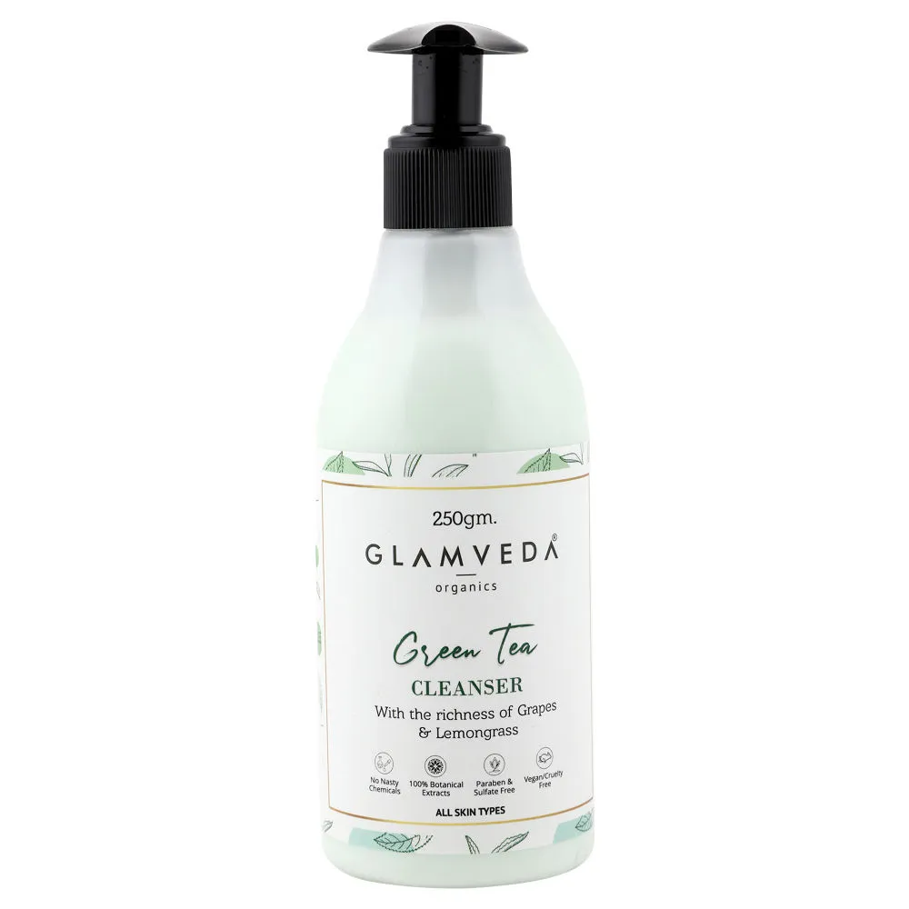 Glamveda Green Tea Recharge & Renew Face Cleanser