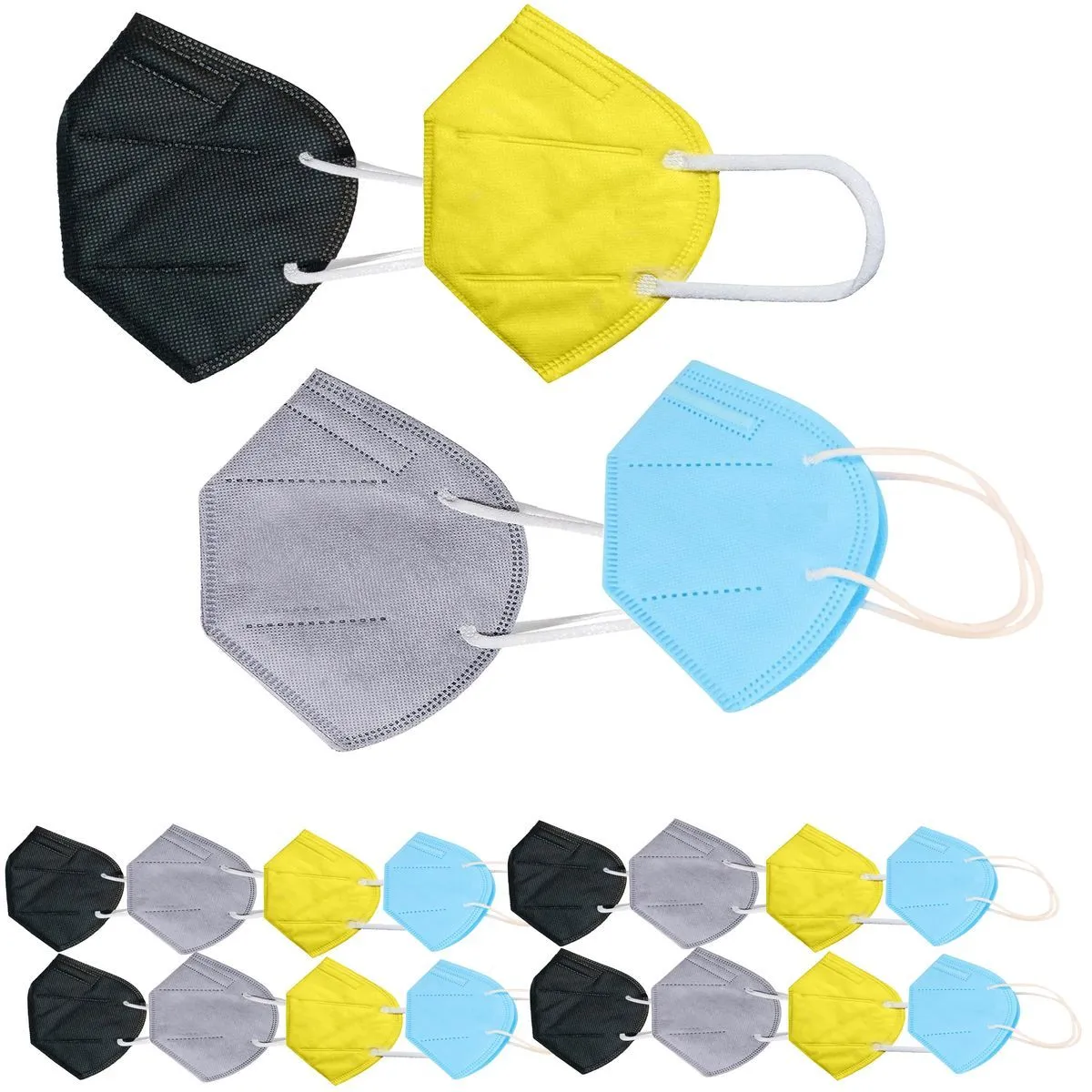 Fabula Pack of 20 Kn95/N95 Anti-Pollution Reusable 5-Layer Mask