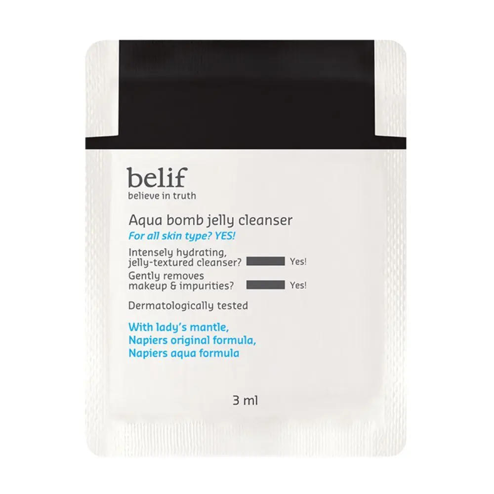 belif aqua bomb Jelly Cleanser 3ml