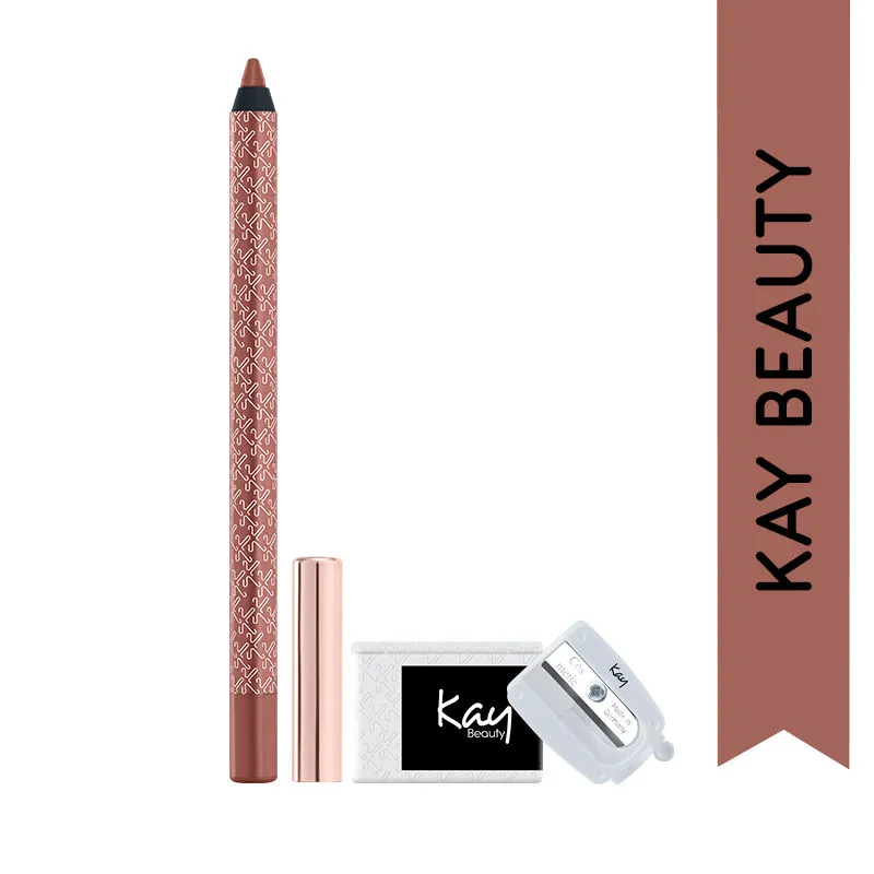 Kay Beauty Gel Eye Pencil (Rose Gold) & Pencil Sharpener Combo