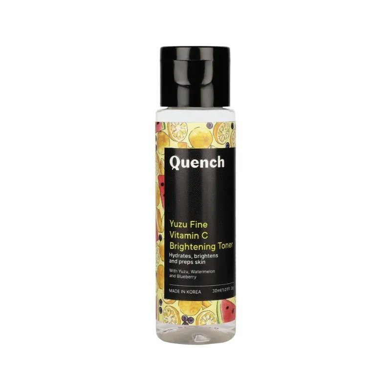 Quench Yuzu Fine Vitamin C Brightening Toner, Naturally Glowing, Smooth & Vibrant