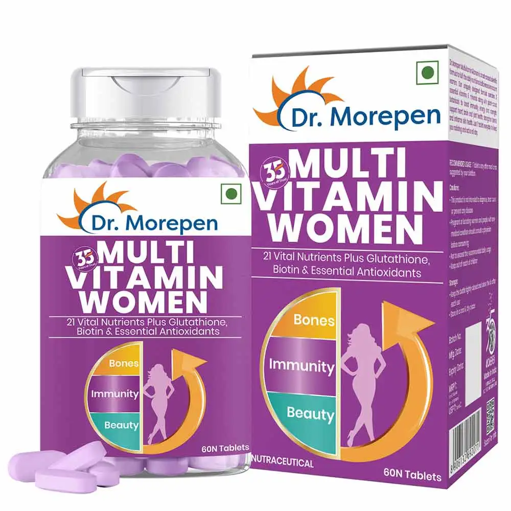 Dr. Morepen Multi Vitamin Women,  60 tablet(s)  Unflavoured