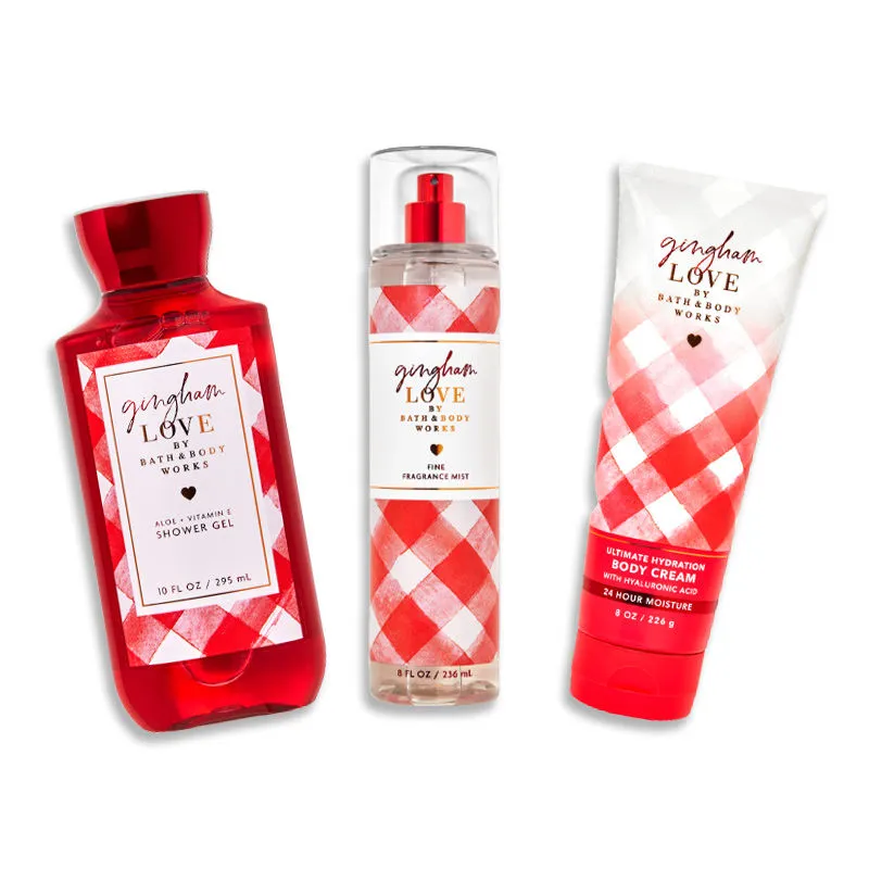 Bath & Body Works Gingham Love Shower Gel, Body Cream & Mist