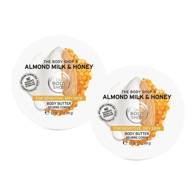 The Body Shop Set Of 2 Milk & Honey Body Butter Mini