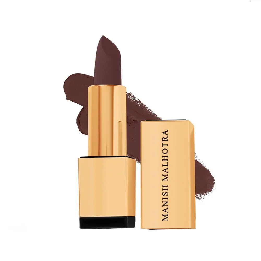 MyGlamm Manish Malhotra Beauty Powder Matte Lipstick-Cocoa Addition-