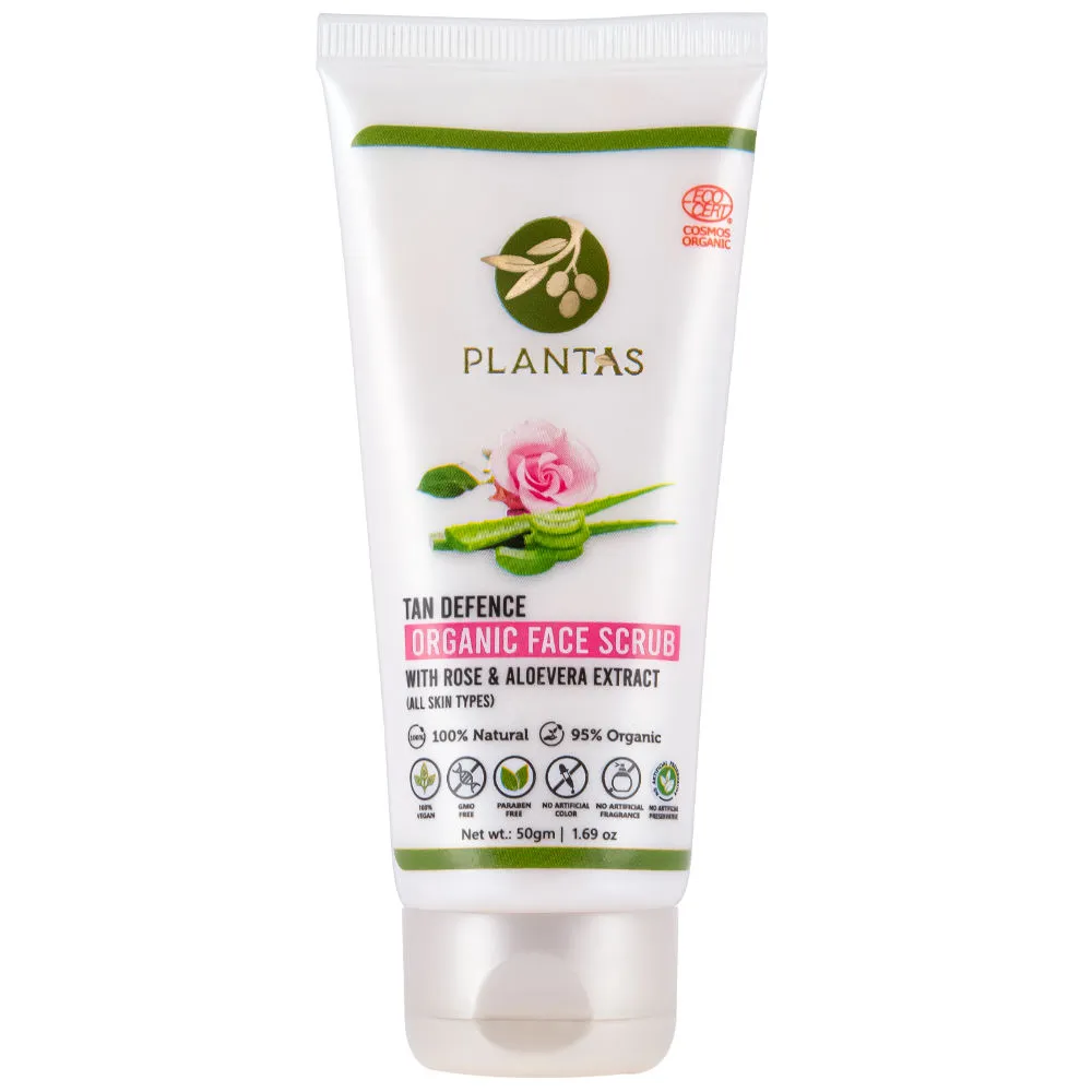 PLANTAS Tan Defence Organic Face Scrub