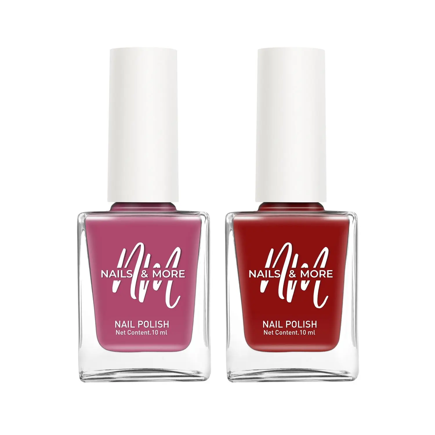 NAILS & MORE: Enhance Your Style with Long Lasting in Bright Pink - Rough Red Pack of 2