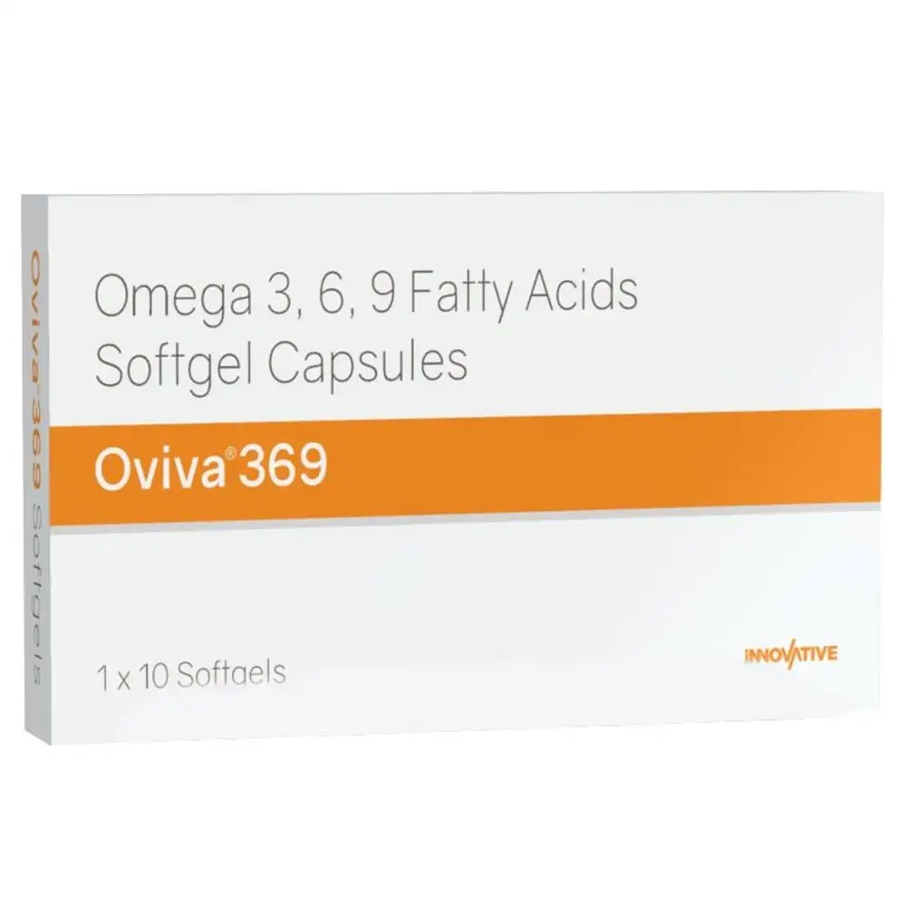 Oviva Omega 3, 6, 9 Fatty Acids,  10 softgels