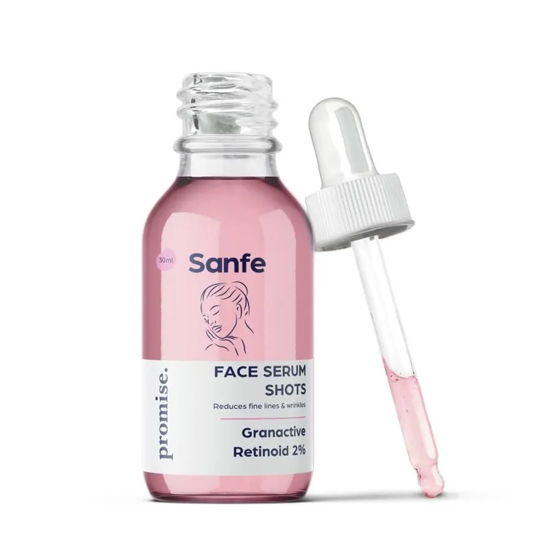 Sanfe Promise 2% Retinoid Face Serum Shots For Wrinkles & Fine Lines