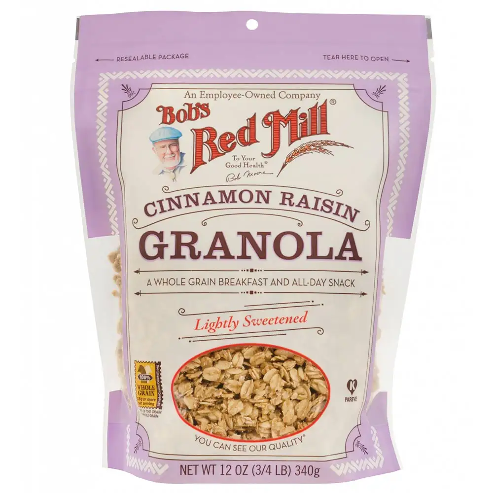 Bob's Red Mill Cinnamon Raisin Granola,  Unflavoured  0.340 kg