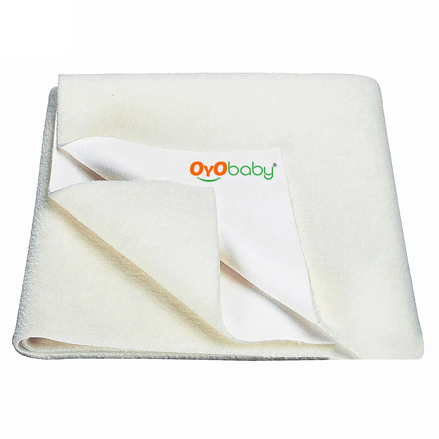 OYO Baby Waterproof Bed Protector Baby Dry Sheet, Large, Ivory (140 cm x 100 cm)