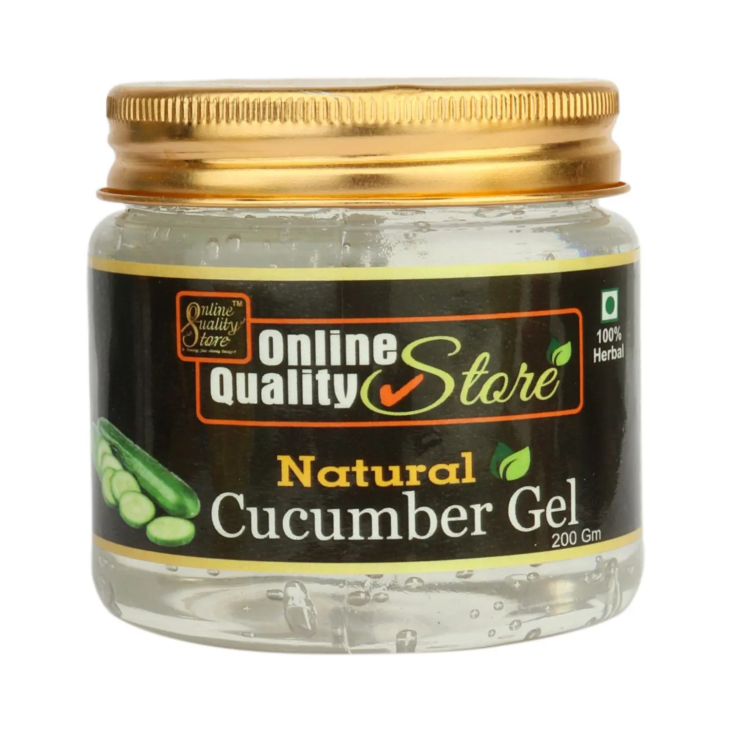 Online Quality Store Cucumber Gel - 200 g|Multipurpose Gel |Anti-acne,Anti aging gel |No Parabens, No Sulphates, No Mineral oil, Not tested on animals {Cucumber_gel200}