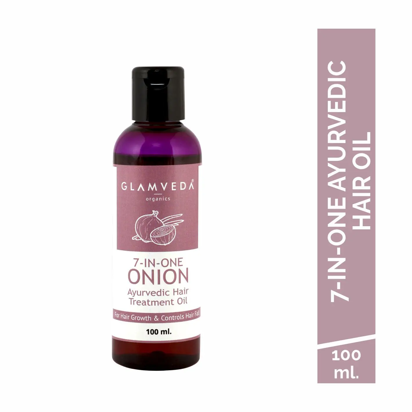 Glamveda 7 IN ONE Onion Hair Ayurvedic Treatment Oil (100 ml)