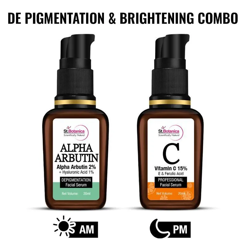 St.Botanica De Pigmentation & Brightening Combo