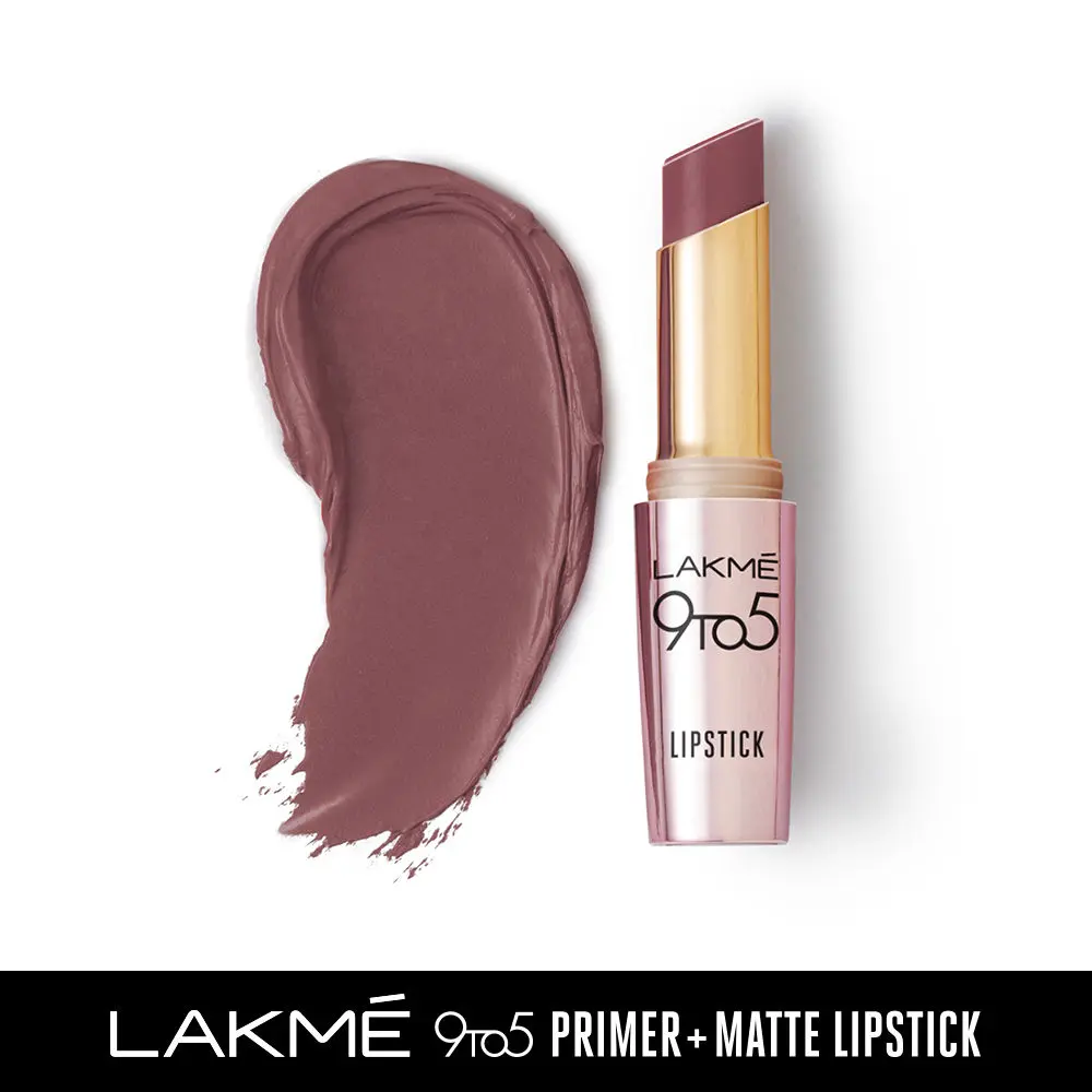 Lakme 9TO5 Primer + Matte Lip Color MB1 Chocolate Crush (3.6 g)