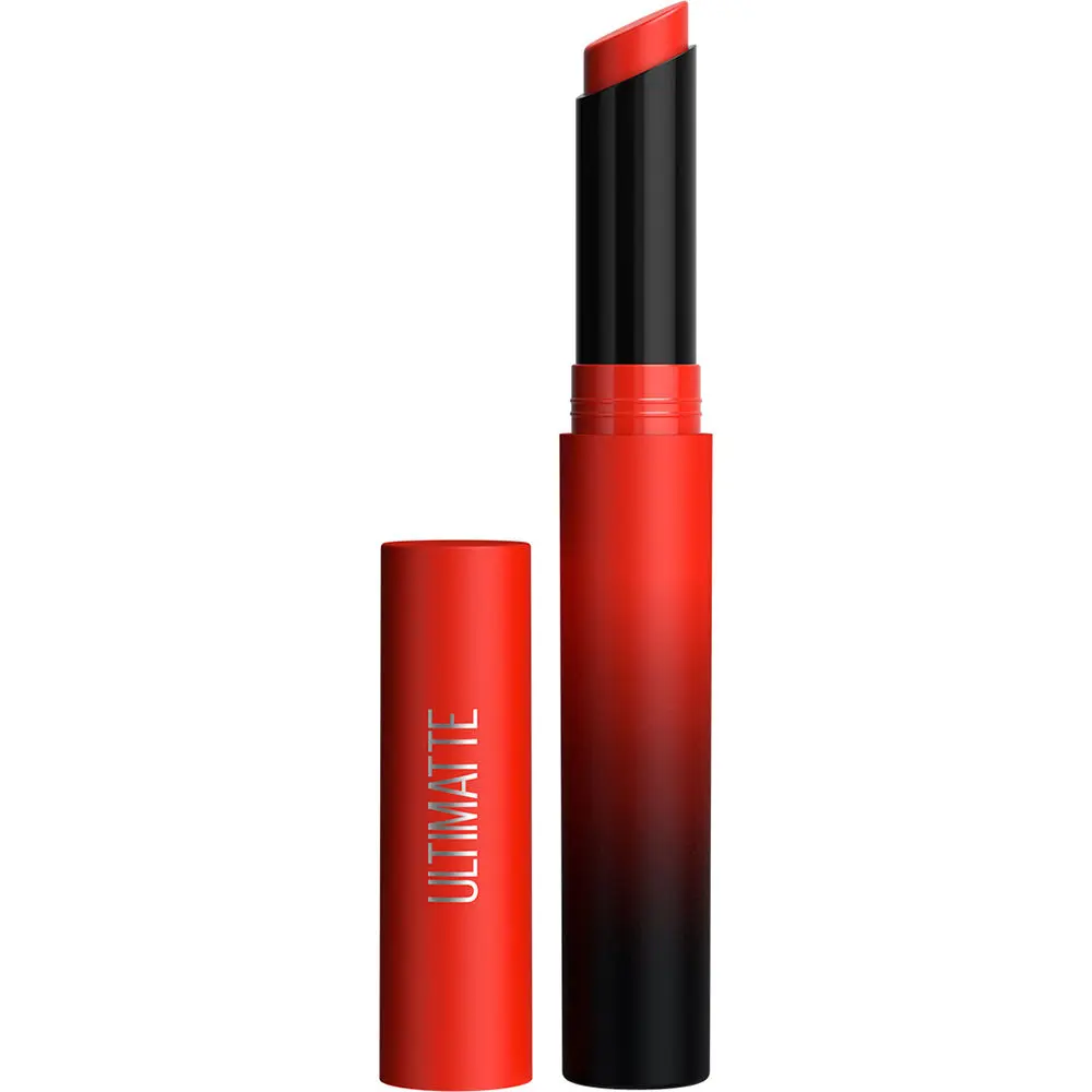 Maybelline New York Color Sensational Ultimattes Lipstick, 299 More Scarlet, 1.7g