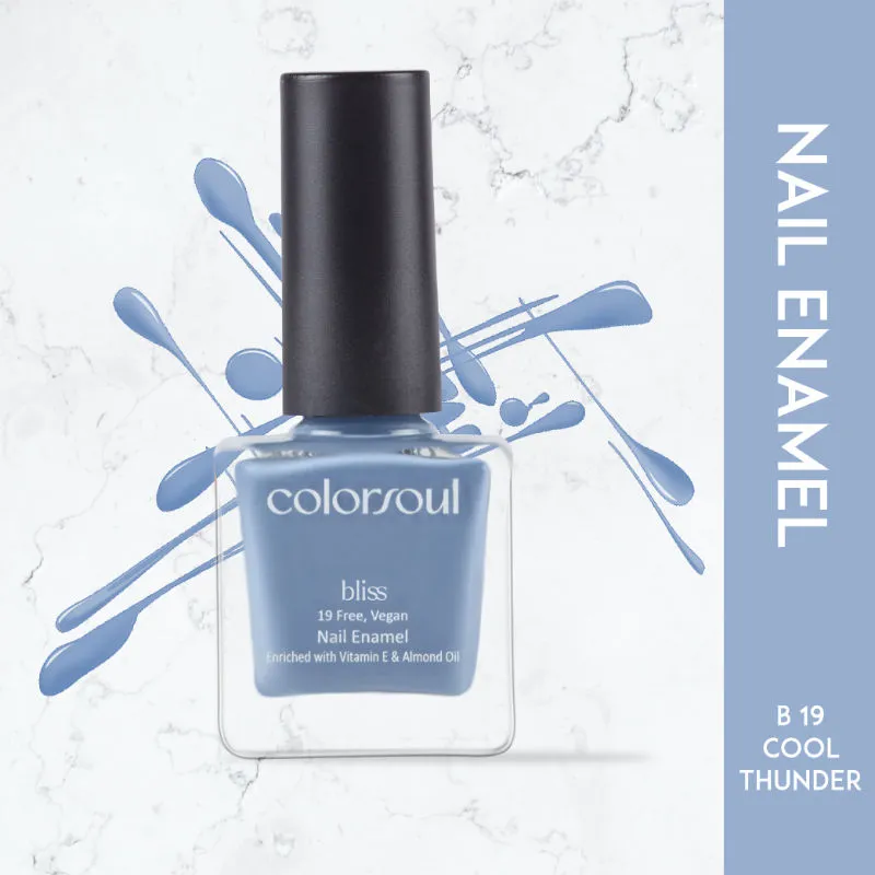 ColorSoul Bliss Nail Enamel - Cool Thunder