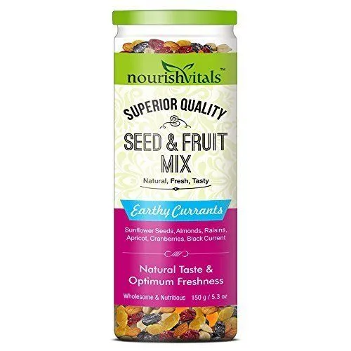 Nourish Vitals Seed & Fruit Mix - Earthy Currants, Breakfast / Snacks Trail Mix