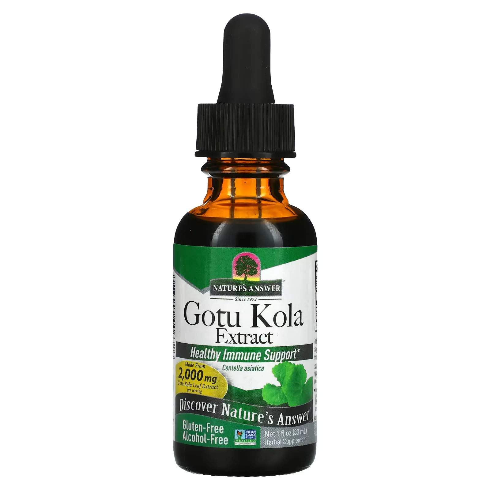 Gotu Kola Extract, Alcohol-Free, 2,000 mg, 1 fl oz (30 ml)