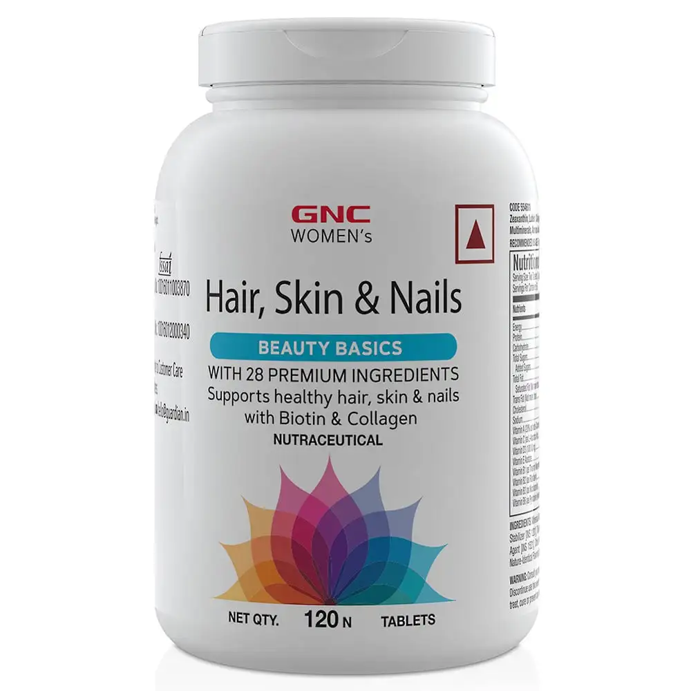 GNC Women's Hair Skin and Nails,  120 tablet(s)  Unflavoured