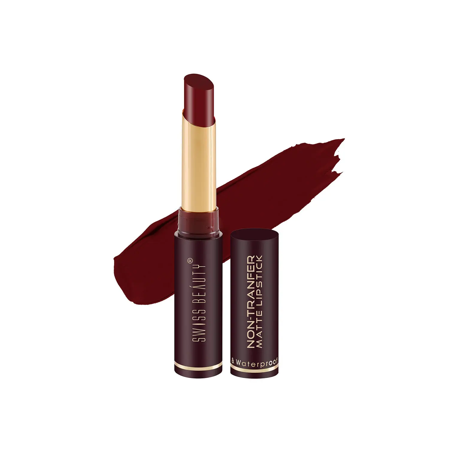 Swiss Beauty Non-Transfer Matte Lipstick - 23 - Murphy Brown - 2 gm